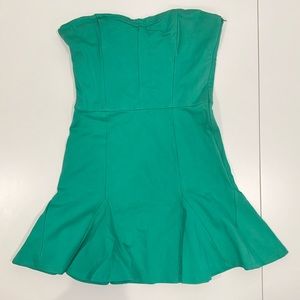 Devlin strapless semi sweetheart mini dress for women size large